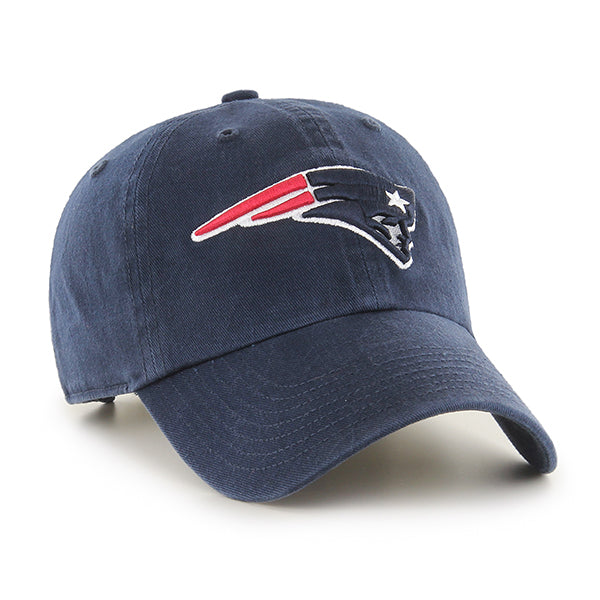 Pictured is this NFL New England Patriots ’47 CLEAN UP cap in navy. 2