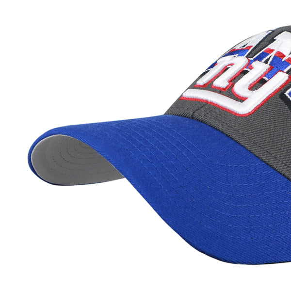 Pictured is this NFL New York Giants Split Block ’47 MVP cap in charcoal. 4
