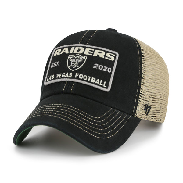 Pictured is this NFL Las Vegas Raiders ’47 CLEAN UP cap in black. 1