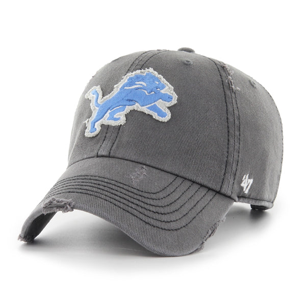 Pictured is this NFL Weathered Detroit Lions ’47 CLEAN UP cap in grey. 2