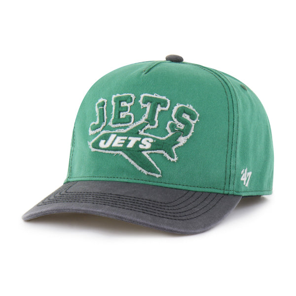 Pictured is this NFL Calderwood New York Jets ’47 HITCH RF cap in green. 1