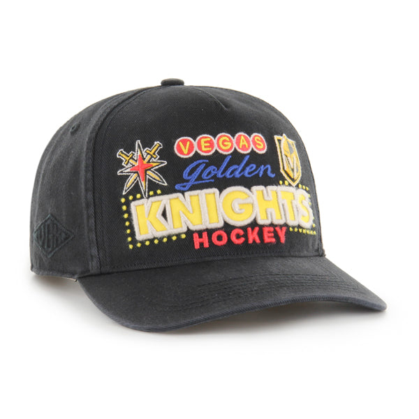 Pictured is this NHL Vegas Golden Knights Charlton ’47 HITCH cap in black. 1