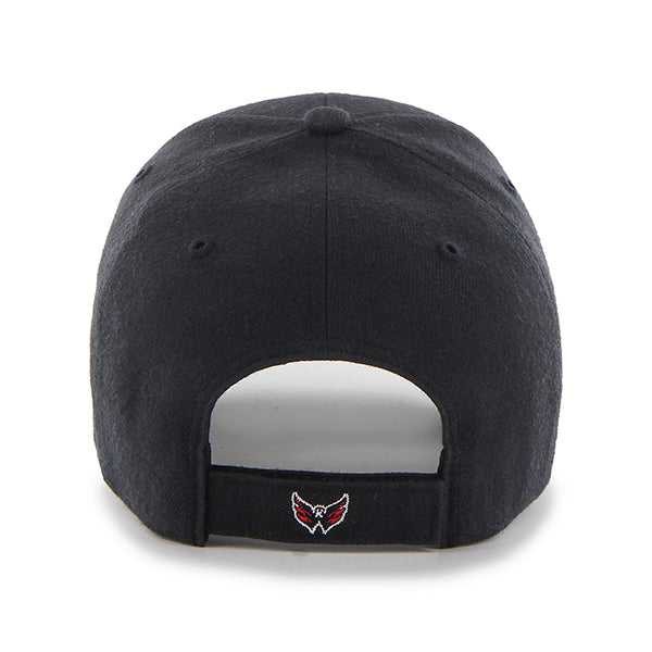 Pictured is this NHL Washington capitals ’47 MVP cap in navy. 2