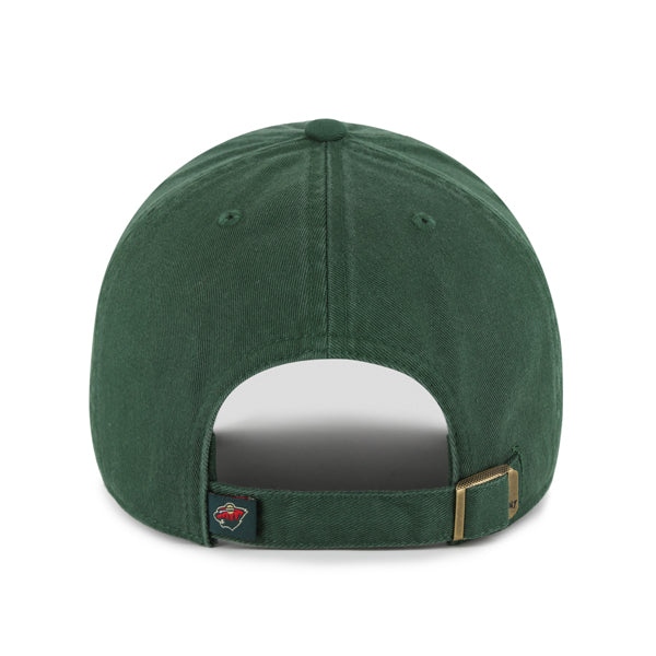 Pictured is this NHL Minnesota Wild ’47 CLEAN UP cap in green. 2