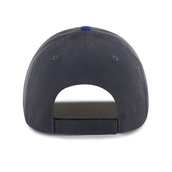 Pictured is this NHL New York Rangers Split Block ’47 MVP cap in charcoal. 3