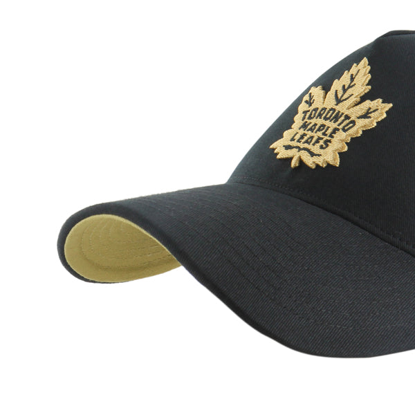 Pictured is this NHL Toronto Maple Leafs Sure Shot ’47 MVP cap in black. 5