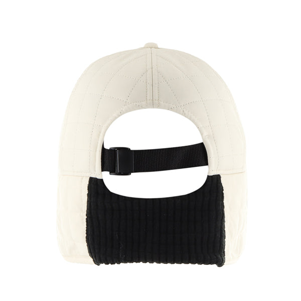 Pictured is this New Balance BRRR Pro Earflap ’47 CLEAN UP cap in cream. 2