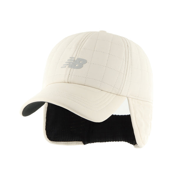 Pictured is this New Balance BRRR Pro Earflap ’47 CLEAN UP cap in cream. 1