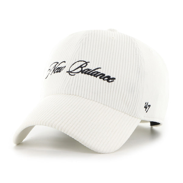 Pictured is this New Balance Cord ’47 CLEAN UP cap in white. 1