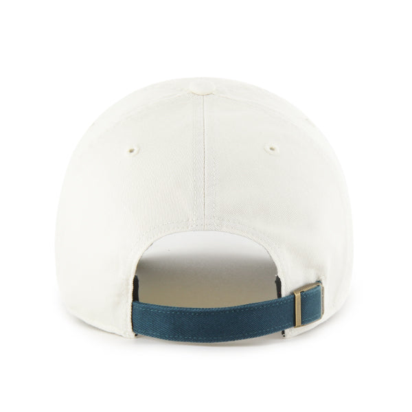 Pictured is this New Balance Core '47 CLEAN UP cap in cream and dark green. 2