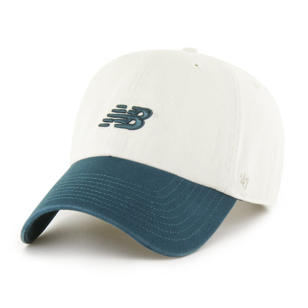 Pictured is this New Balance Core ’47 CLEAN UP cap in cream and dark green. 1