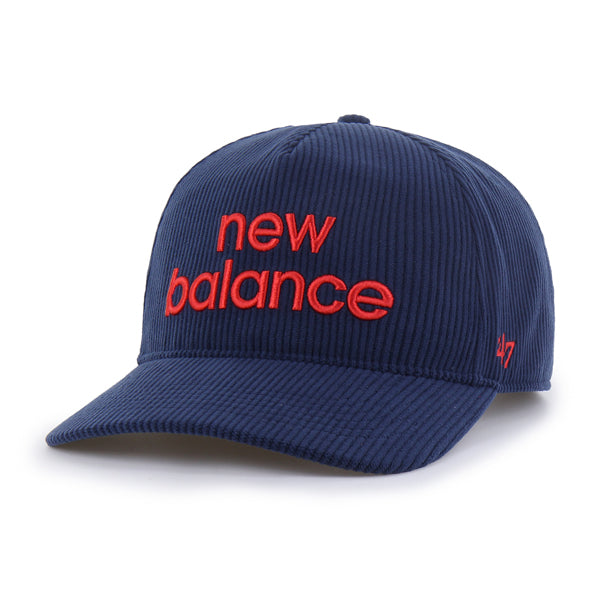 Pictured is this New Balance Basic Cord ’47 HITCH cap in navy. 1