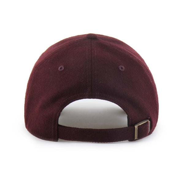 Pictured is this New Balance Wool Suede ’47 CLEAN UP cap in red & black. 2