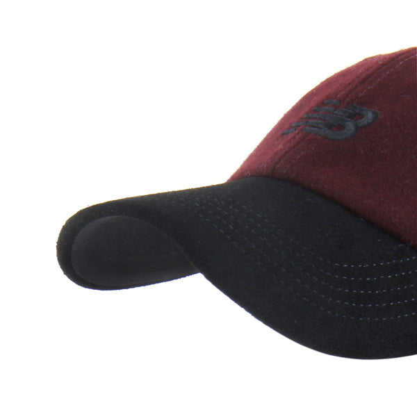 Pictured is this New Balance Wool Suede ’47 CLEAN UP cap in red & black. 3