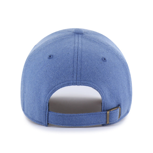 Pictured is this New Balance Wool Suede ’47 CLEAN UP cap in medium blue. 2