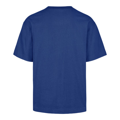 The model is wearing this MLB New York Mets 86 ’47 Foundation T-Shirt in blue. 2