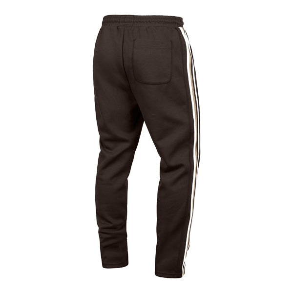 The model is wearing these MLB New York Yankees Jetway ’47 Track Pants in dark brown. 2