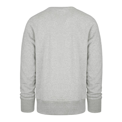 The model is wearing this MLB Los Angeles Dodgers Issued Headline ’47 Crewneck Sweatshirt in grey. 2