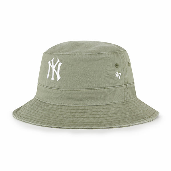 Pictured is this MLB New York Yankees '47 BUCKET cap in green. 1