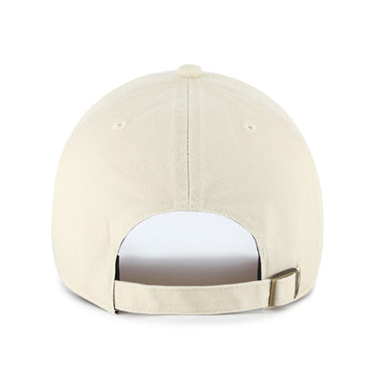 Pictured is this MLB Los Angeles Dodgers Ballpark '47 CLEAN UP cap in natural. 2