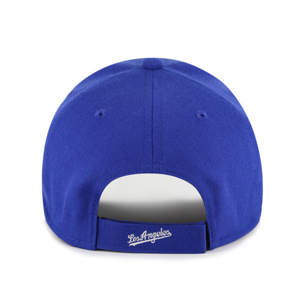 Pictured is this MLB Los Angeles Dodgers Ballpark Script Shot '47 MVP cap in green. 2