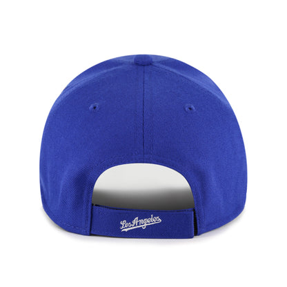 Pictured is this MLB Los Angeles Dodgers Ballpark Script Shot '47 MVP cap in green. 2