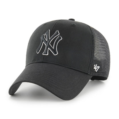Pictured is this MLB New York Yankees Branson '47 MVP cap in black. 1