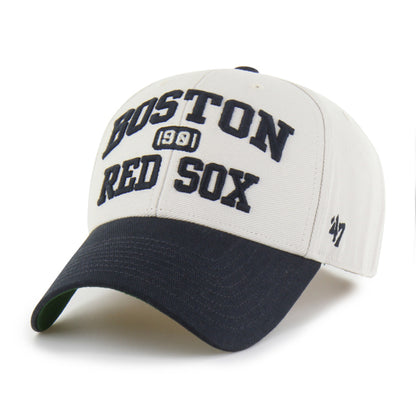 Pictured is this MLB Boston Red Sox Broke Line '47 MVP cap in natural. 4