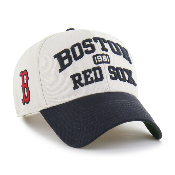Pictured is this MLB Boston Red Sox Broke Line '47 MVP cap in natural. 1