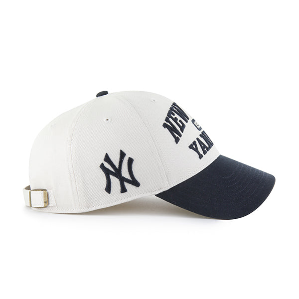 Pictured is this MLB New York Yankees Broke Line '47 MVP cap in natural. 4