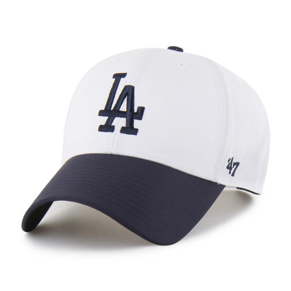 Pictured is this MLB Los Angeles Dodgers Brrr '47 MVP cap in white. 1