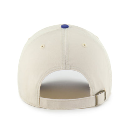 Pictured is this MLB Los Angeles Dodgers Base Runner ’47 CLEAN UP cap in natural. 2