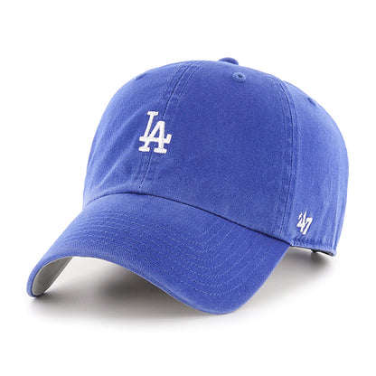 Pictured is this MLB Los Angeles Dodgers Base Runner '47 CLEAN UP cap in blue. 1