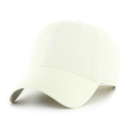 Pictured is this MLB New York Yankees Base Runner '47 CLEAN UP cap in yellow. 1