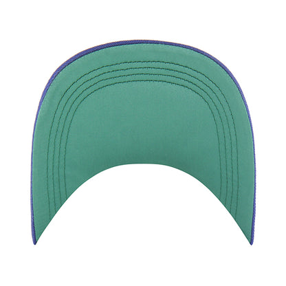 Pictured is this MLB Chain Side Stitch Los Angeles Dodgers ’47 CLEAN UP Long Visor cap in blue. 5