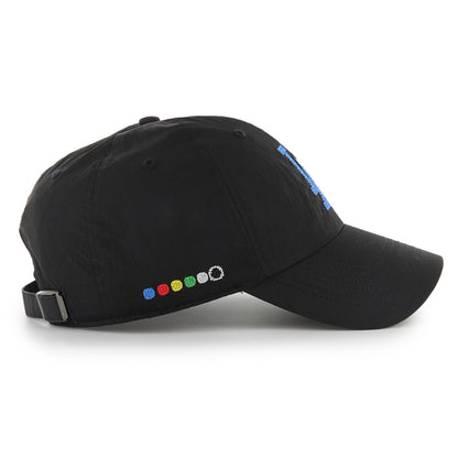 Pictured is this MLB Los Angeles Dodgers Eight Bit Hero '47 CLEAN UP cap in black. 4