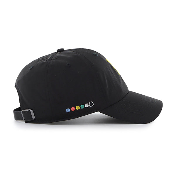 Pictured is this MLB New York Mets Eight Bit Hero '47 CLEAN UP cap in black. 3