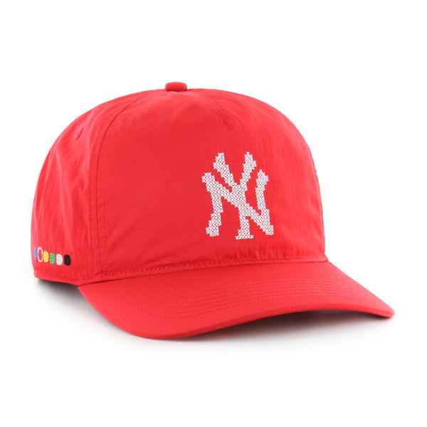Pictured is this MLB New York Yankees Eight Bit Hero '47 HITCH cap in red. 1