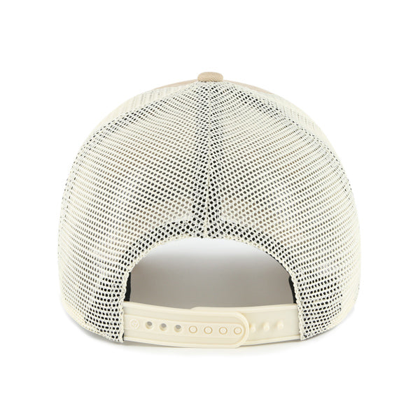 Pictured is this MLB New York Yankees Felton ’47 CLEAN UP cap in beige. 3