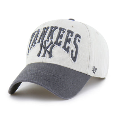 Pictured is this MLB New York Yankees Groten ’47 MVP cap in white & grey. 2