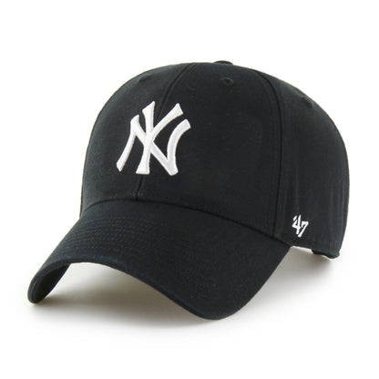 Pictured is this MLB New York Yankees Legend ’47 MVP cap in black. 1