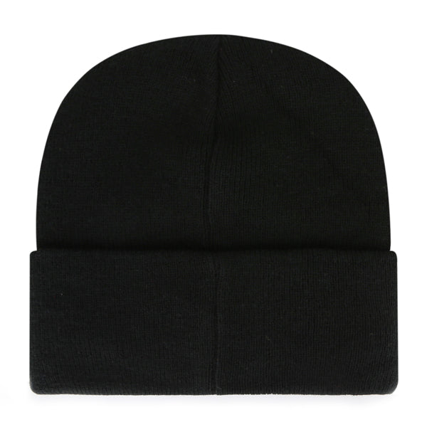Pictured is this MLB New York Yankees Haymaker ’47 CUFF KNIT beanie cap in black. 2