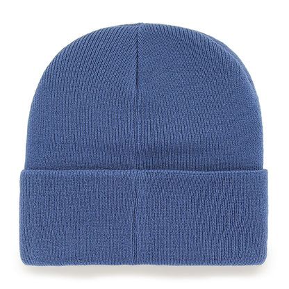 Pictured is this MLB New York Yankees Haymaker ’47 CUFF KNIT beanie cap in medium blue. 2