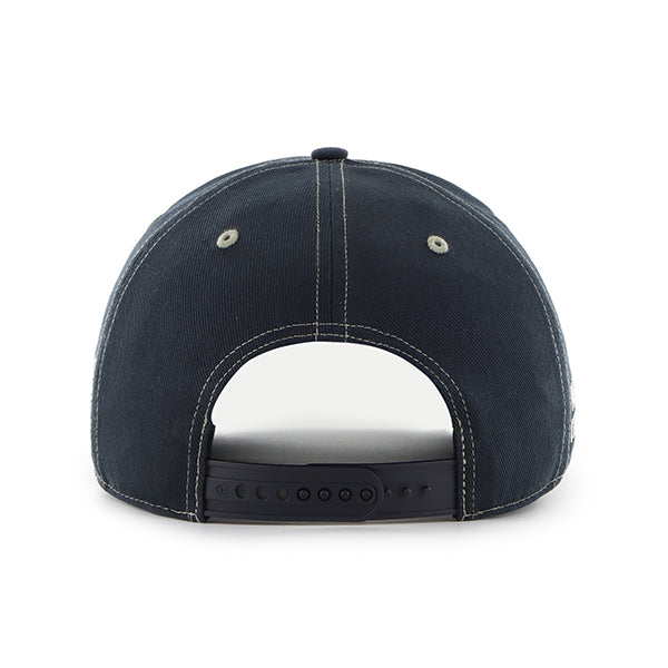 Pictured is this MLB New York Yankees Keepsake '47 HITCH cap in navy. 2