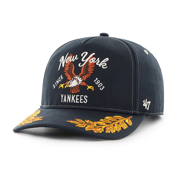 Pictured is this MLB New York Yankees Keepsake '47 HITCH cap in navy. 4