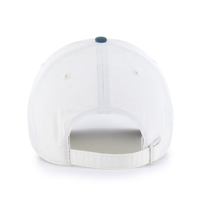 Pictured is this MLB Los Angeles Dodgers Modernia ’47 CLEAN UP cap in white & navy. 2