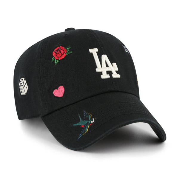 Pictured is this MLB Los Angeles Dodgers Multi Scatter ’47 CLEAN UP cap in black. 2