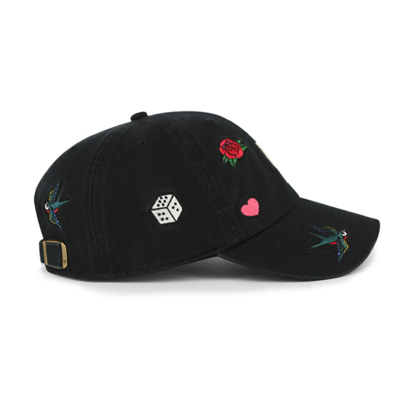 Pictured is this MLB Los Angeles Dodgers Multi Scatter ’47 CLEAN UP cap in black. 4