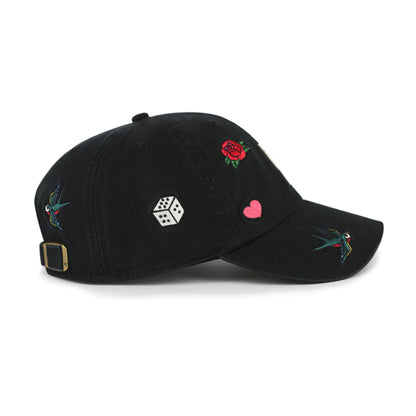 Pictured is this MLB Los Angeles Dodgers Multi Scatter ’47 CLEAN UP cap in black. 4