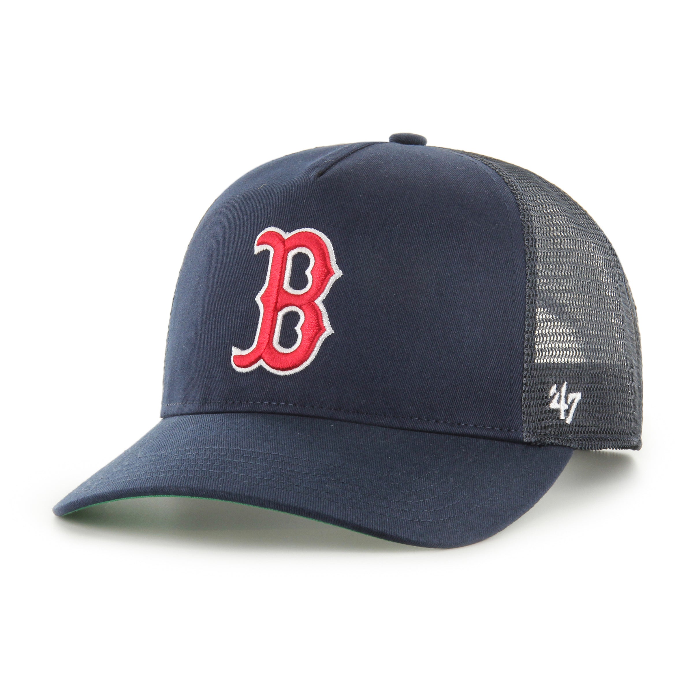 Pictured is this MLB Boston Red Sox Mesh '47 HITCH cap in navy. 1